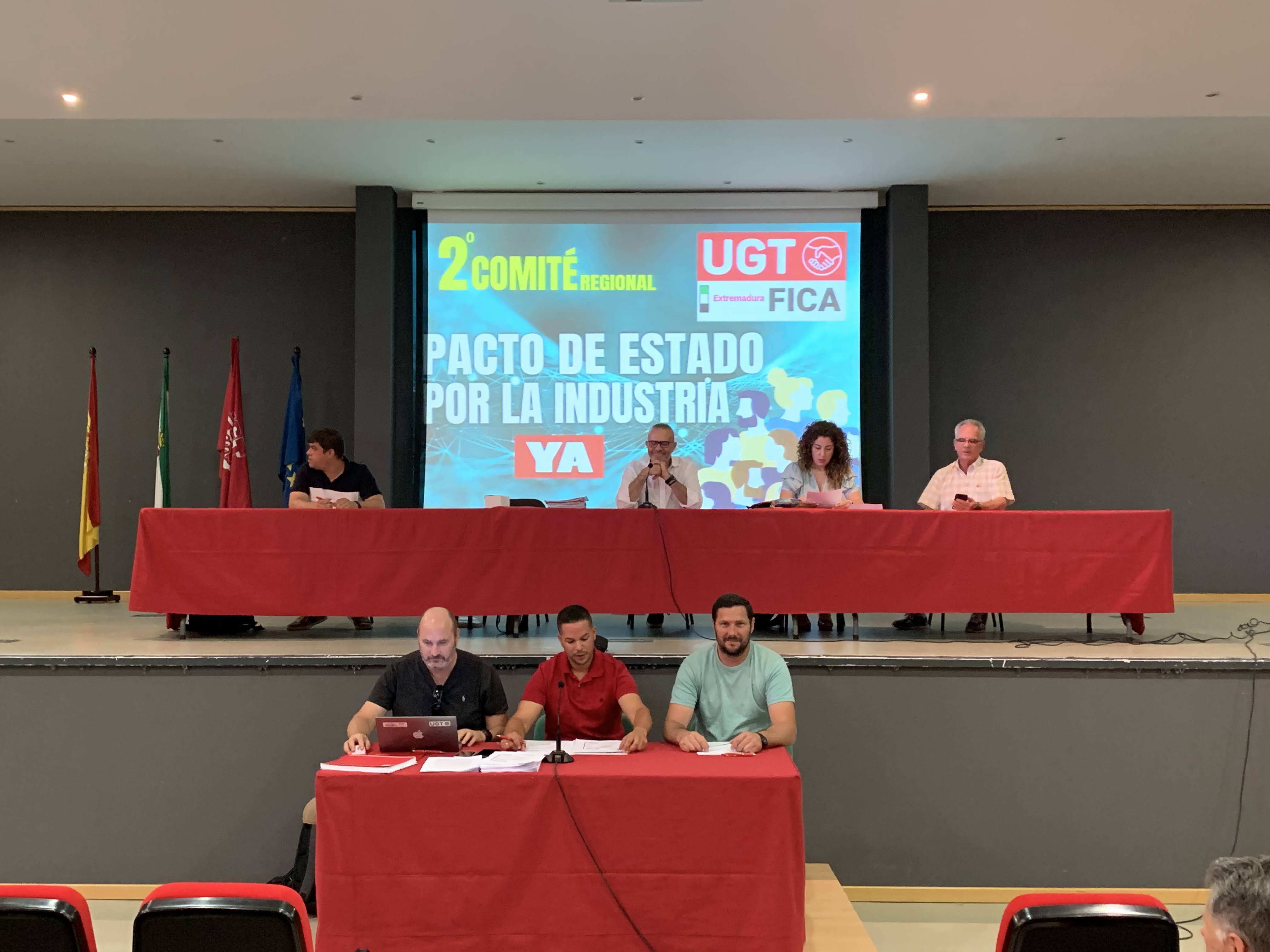 El Comité Regional de UGT FICA califica de éxito la consecución del Convenio del Campo y apuesta por una Extremadura Industrial